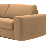 Comfy sofa bed thick armrest